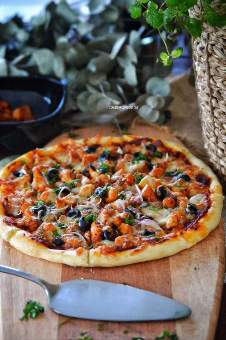 Chicken Tikka Pizza Savory Sweetfood