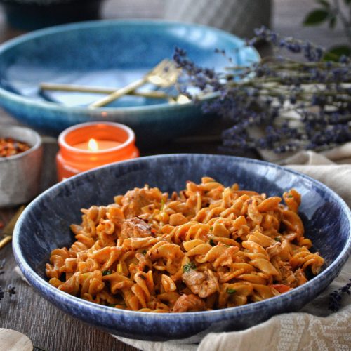 Cajun Chicken Pasta - Savory&SweetFood