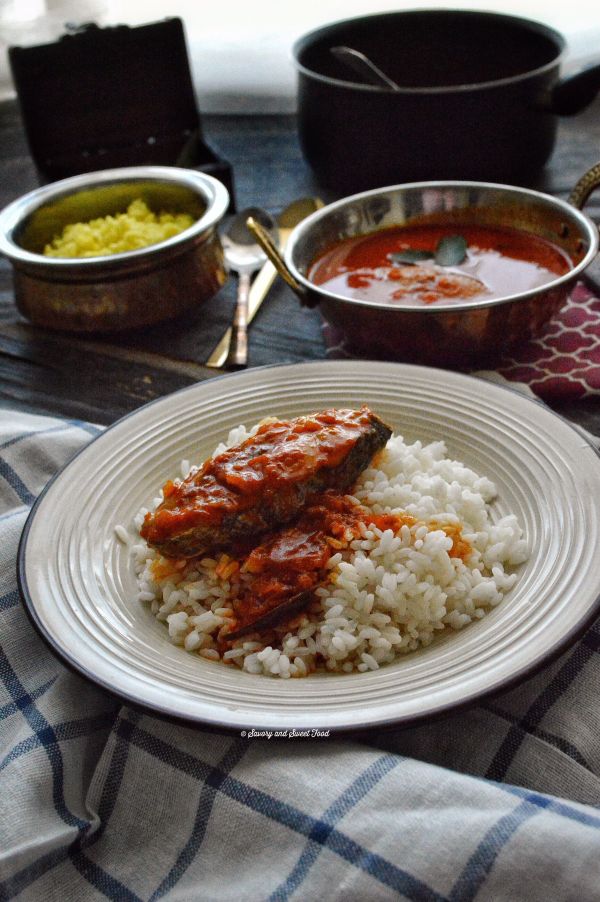 Kerala Style Red Fish Curry/ Meen Mulagu Curry - Savory&SweetFood