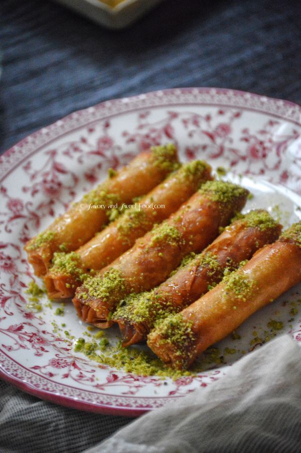 Moroccan Almond Cigars - Savory&SweetFood