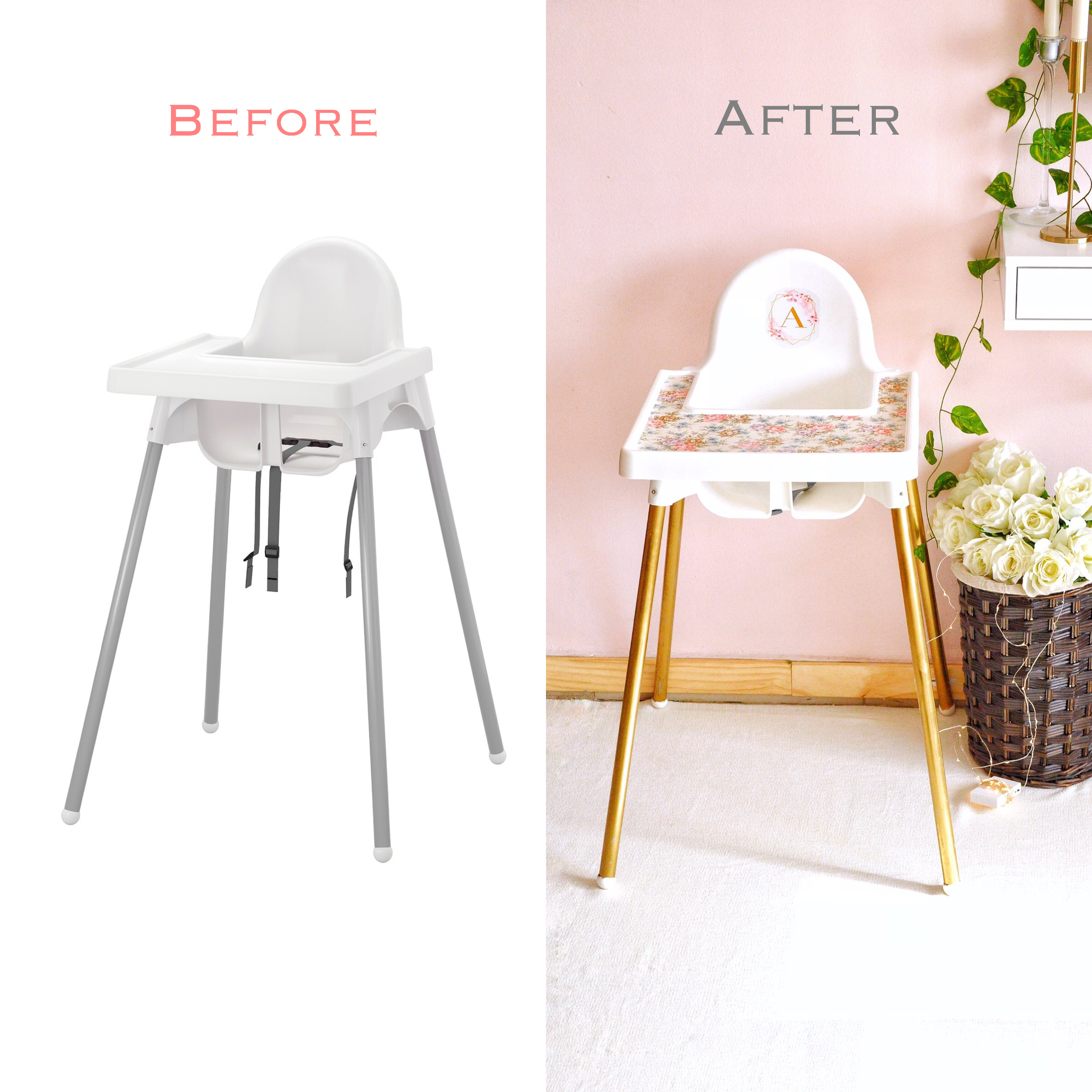 IKEA Antilop Baby Chair Makeover 