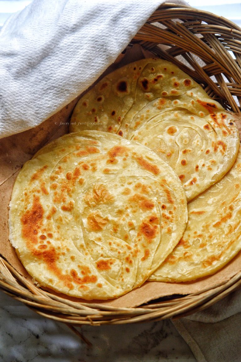 Pakistani Lachha Paratha - Savory&SweetFood