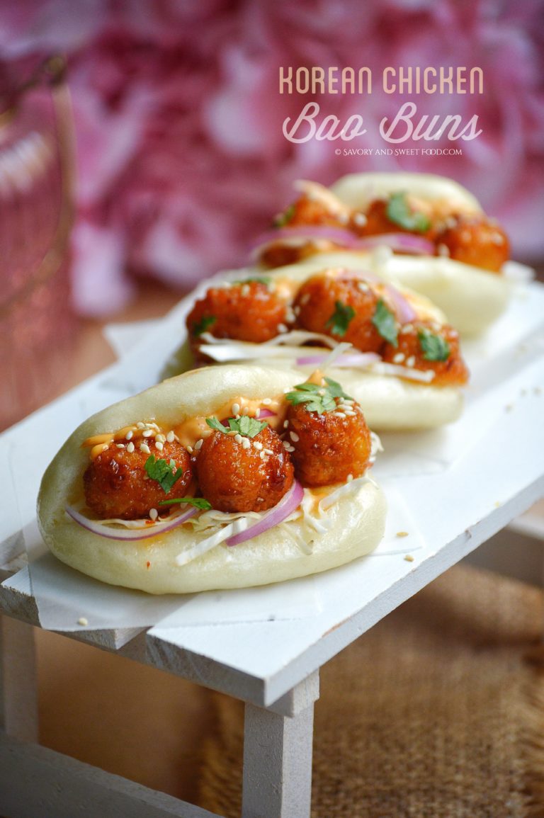 korean-chicken-bao-bun-savory-sweetfood