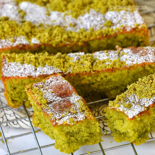 Gluten-free Pistachio Cake - Making Thyme for Health