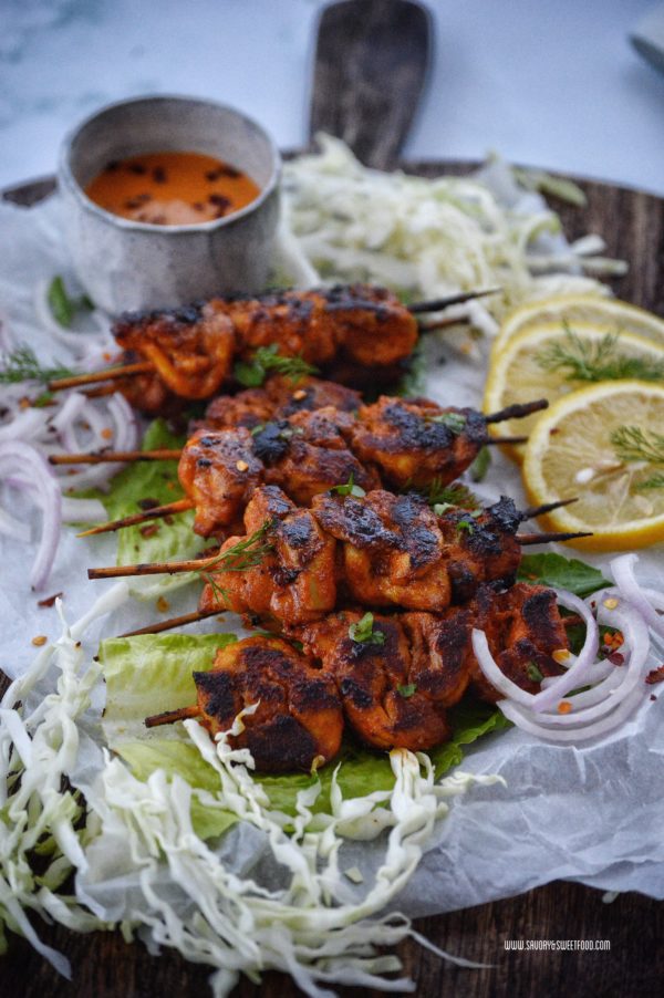 Chicken Boti Kebab - Savory&SweetFood