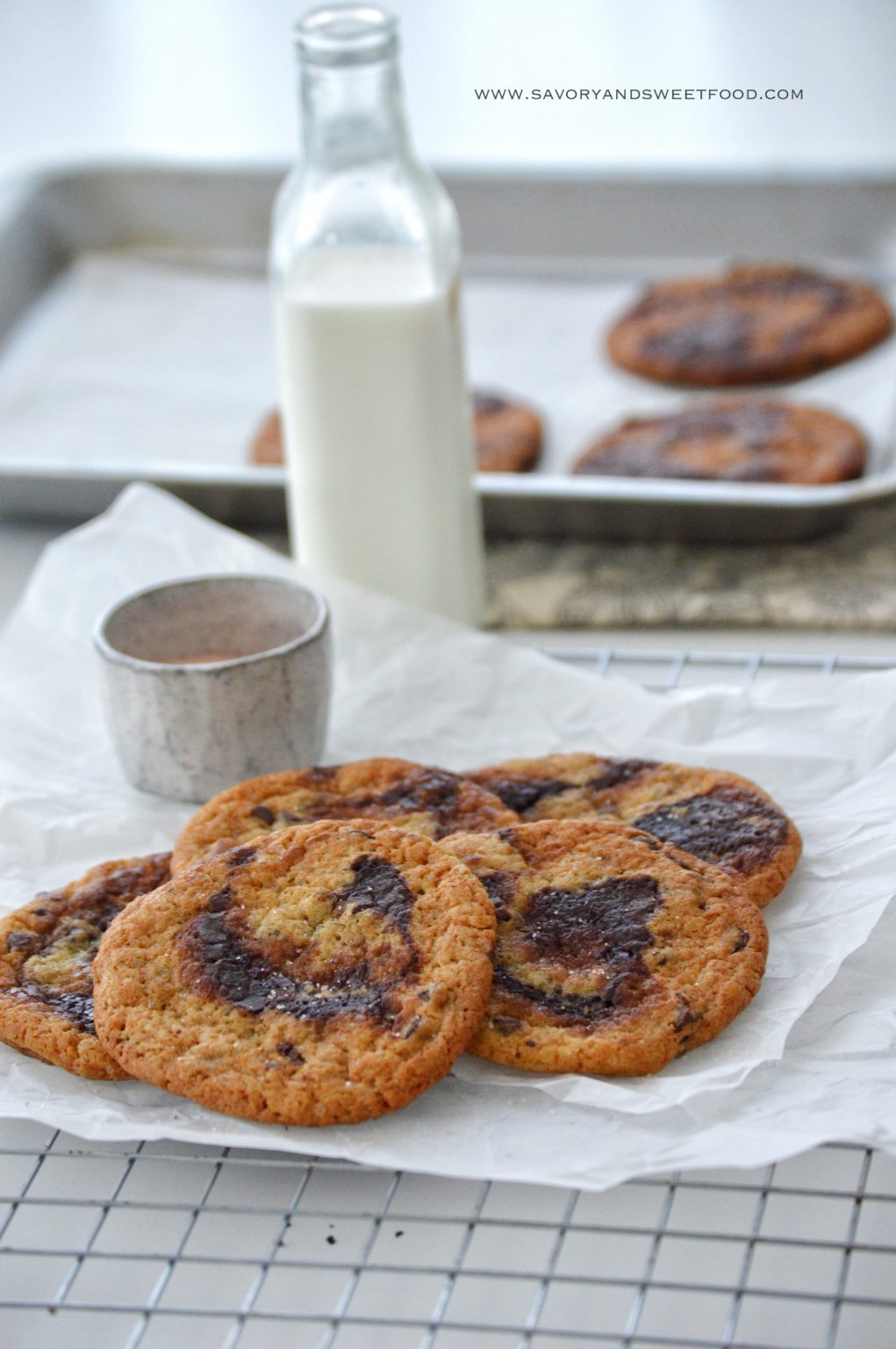 Brownie Swirl Cookies - Savory&SweetFood